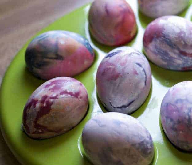 Tie Dyed Easter Eggs