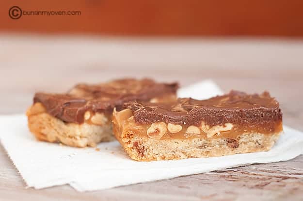 Caramel Peanut Butter Bars