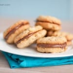 nutella oatmeal sandwich cookies