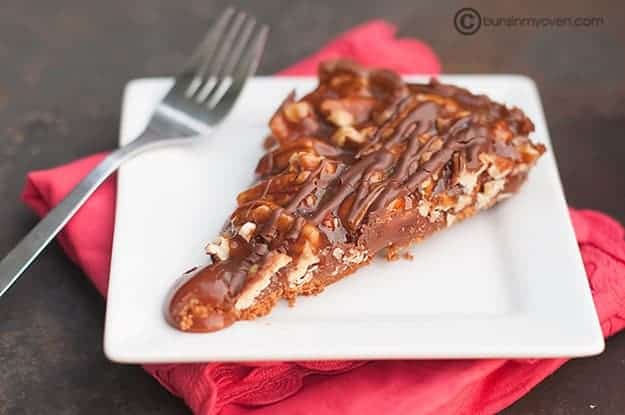 Caramel Turtle Tart