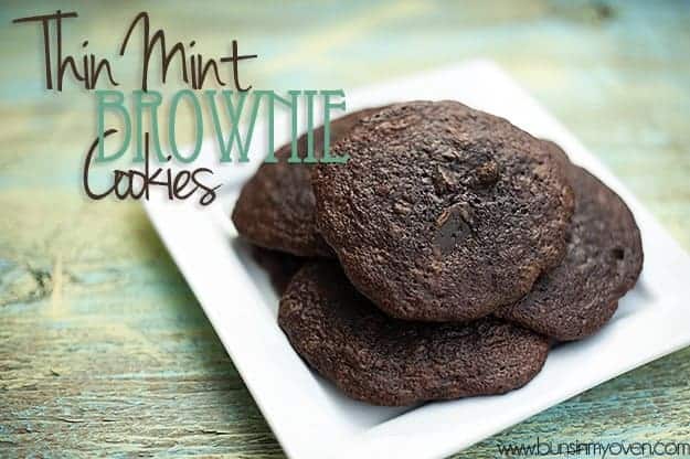 Thin Mint Brownie Cookies Recipe