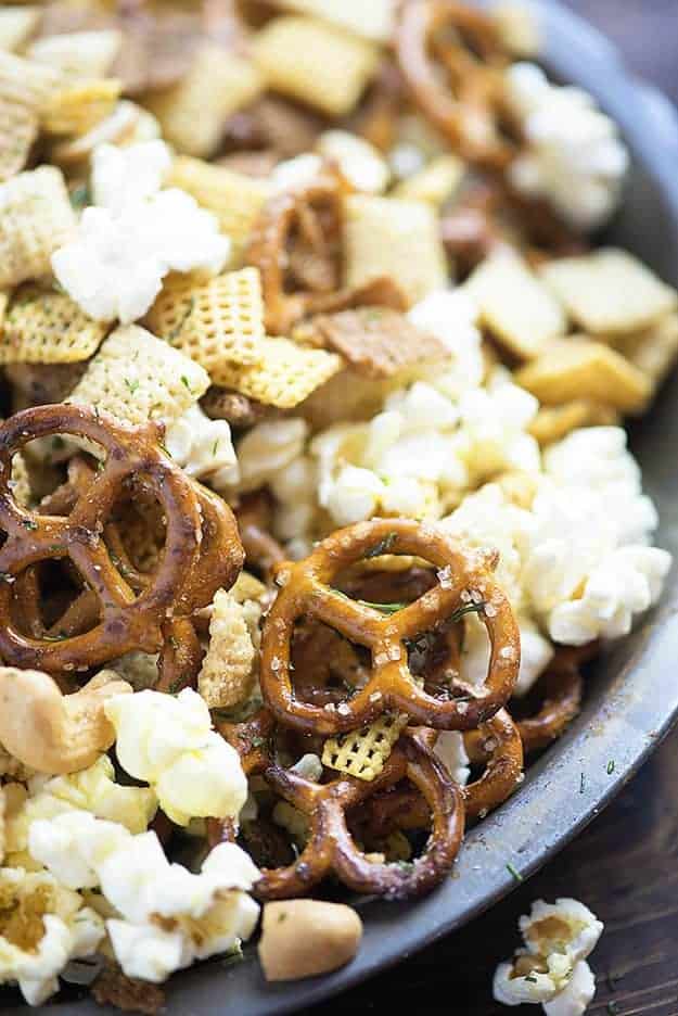 Dill Pickle Snack Mix — Buns In My Oven