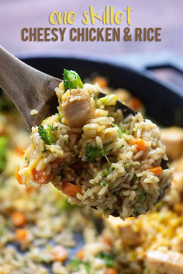 Cheesy Chicken And Rice With Broccoli