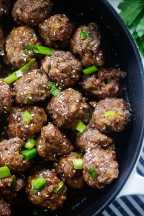 30 Minute Teriyaki Meatballs Recipe — Buns In My Oven