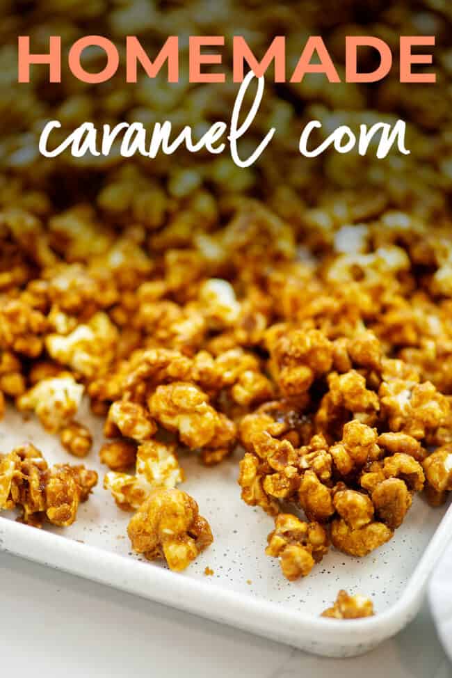Easy Homemade Caramel Popcorn | Buns In My Oven