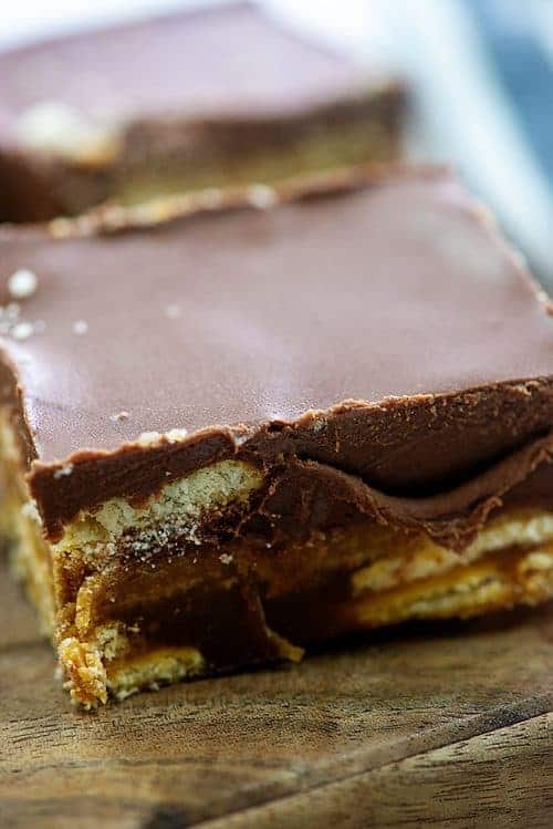 Chocolate Peanut Butter Candy Bars — Buns In My Oven