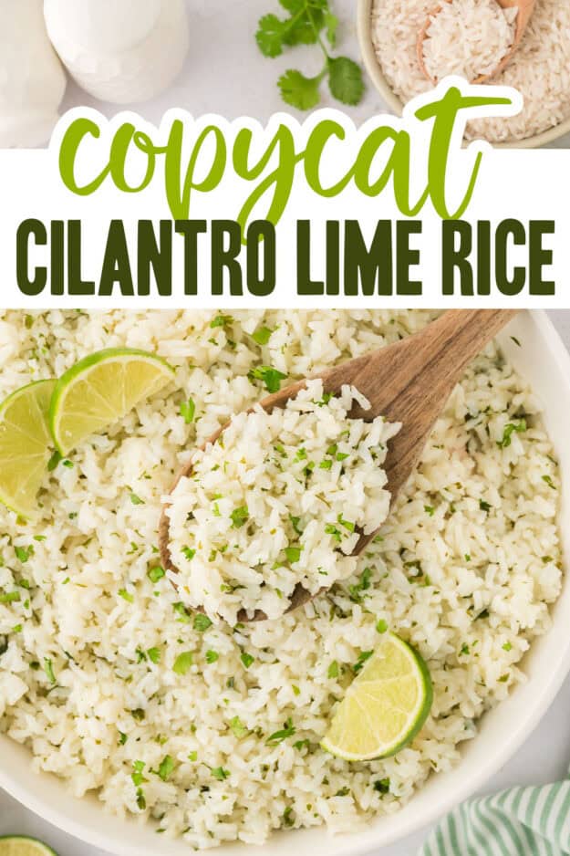 Copycat cilantro lime rice recipe.