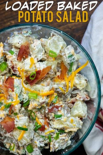 Loaded Baked Potato Salad Recipe | Buns In My Oven