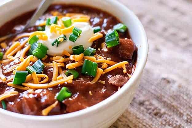 Of course the best chili you can make is a steak chili, duh!