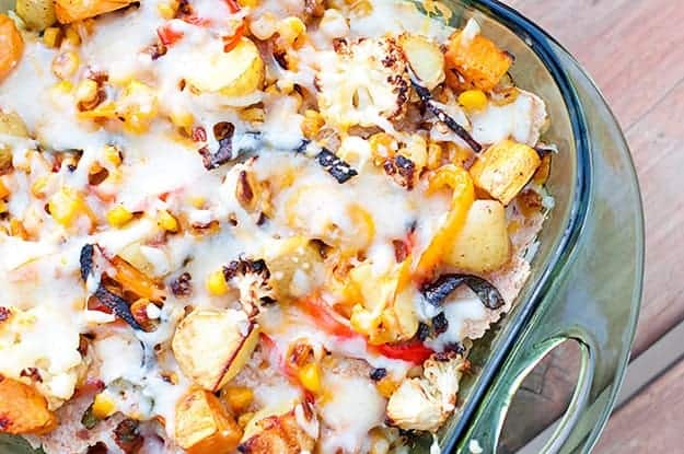 The veggie enchiladas are so colorful, so savory, such a perfect fit for me!