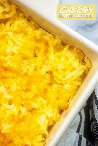 The BEST Cheesy Hashbrown Casserole - a holiday favorite!