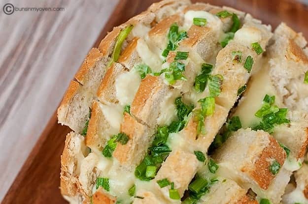 A close up of bloomin onion bread