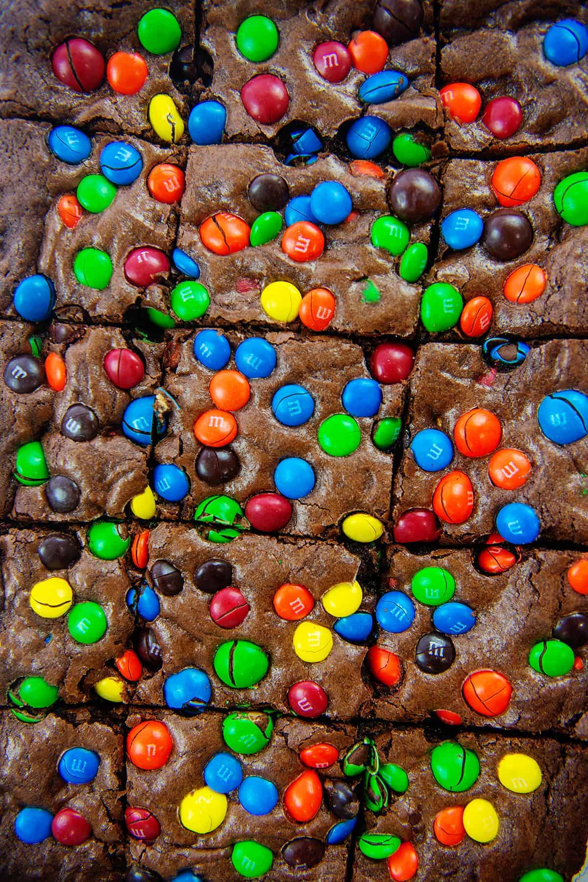 M&M's Brownies Recipe - Shugary Sweets