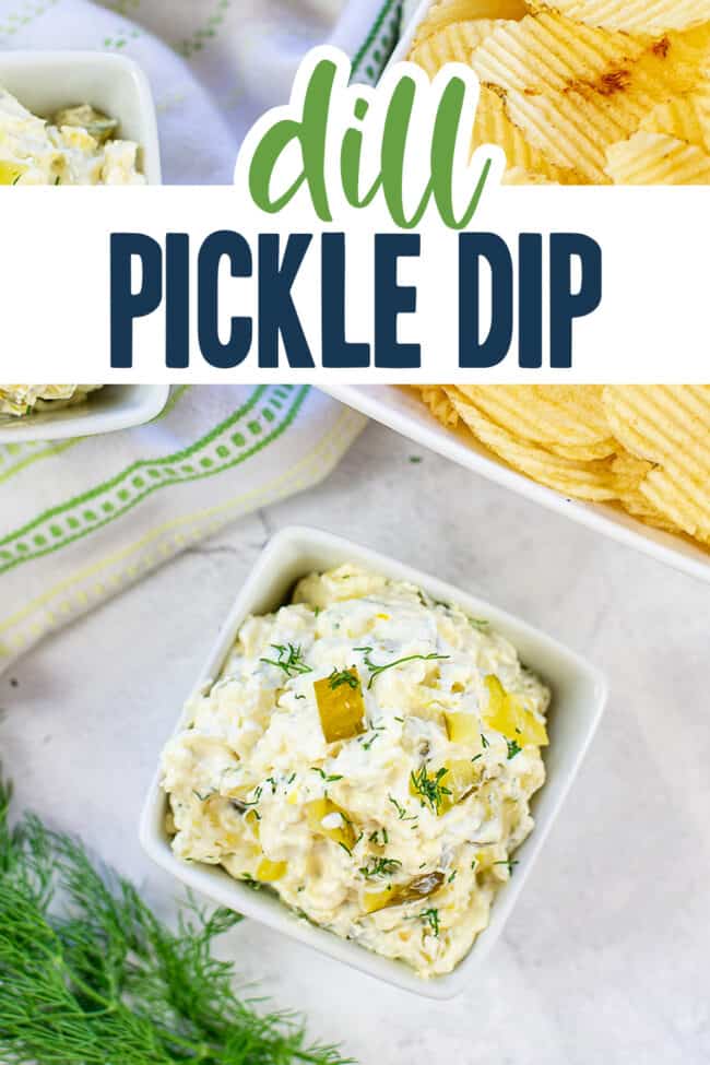 Dill Pickle Dip Recipe - Quick & Easy! | Buns In My Oven