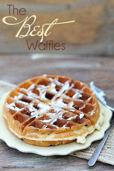 Best Belgian Waffle Recipe (Fluffy, Crispy, Perfect!) | Buns In My Oven