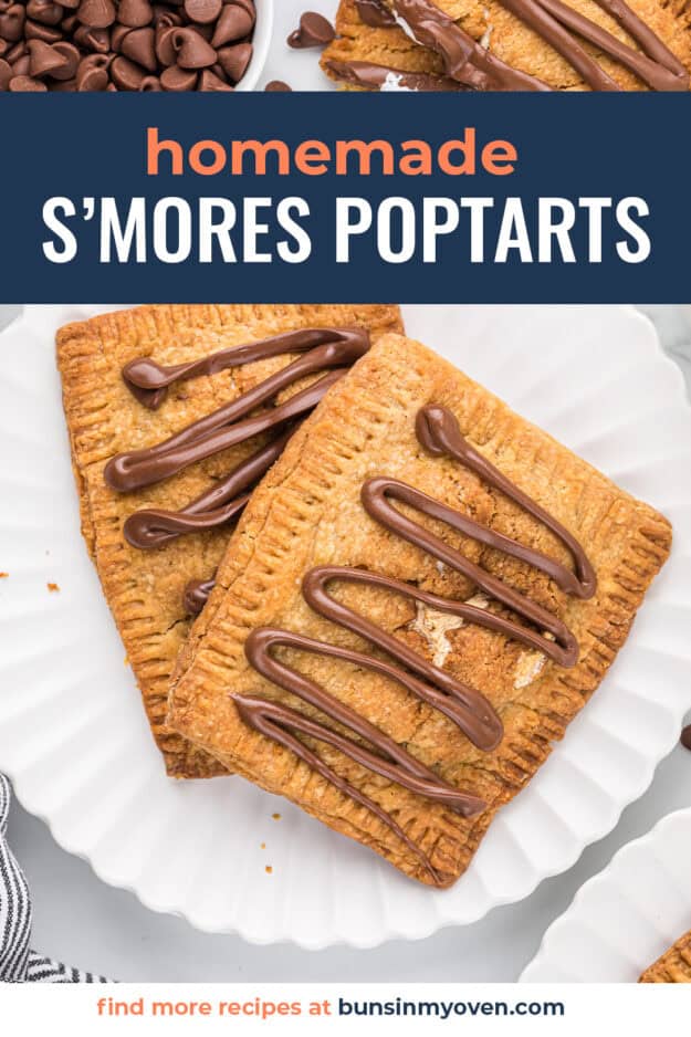 S'mores poptart on plate.