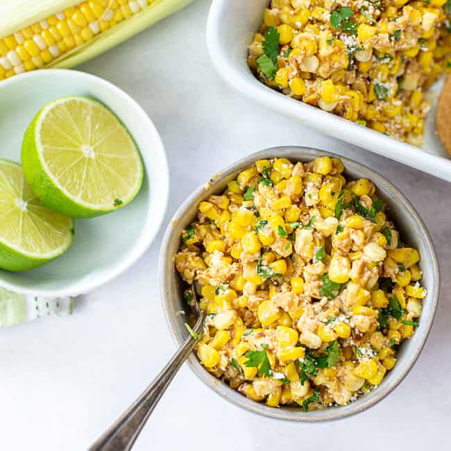 Esquites - Mexican Corn Salad Recipe | Buns In My Oven