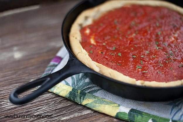 Pretty Little Cast Iron Skillet Pizzas - Taste With The Eyes