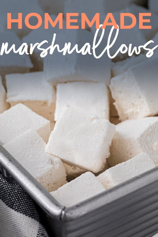 Marshmallows in pan.