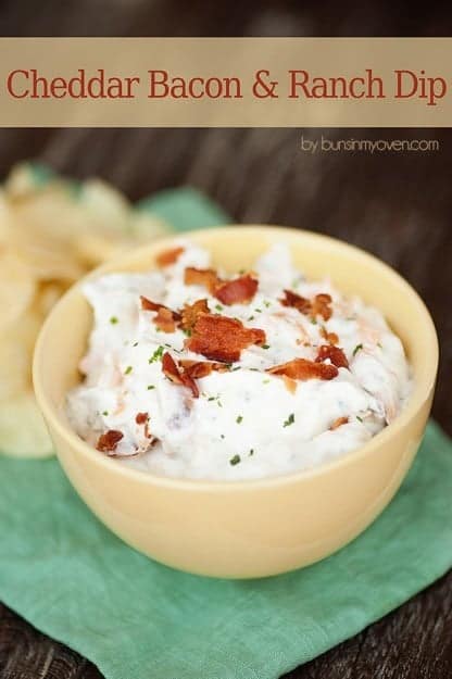 Cheddar Bacon And Ranch Dip — Buns In My Oven 4563