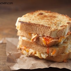 Buffalo Chicken Grilled Cheese — Buns In My Oven
