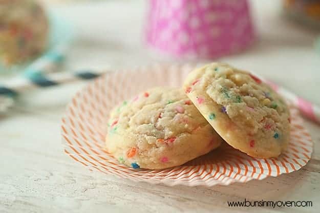 Confetti Sugar Cookies Recipe {Starbucks Copycat Cookies with Sprinkles}