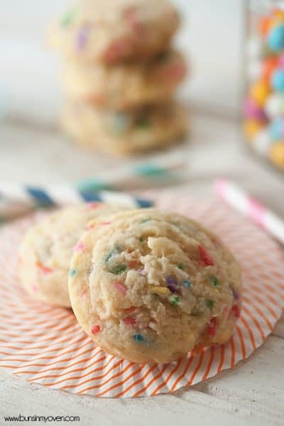 Homemade Sugar Cookies with Sprinkles! (Soft batch style)