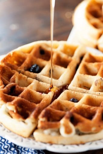 Blueberry Muffin Waffle Recipe