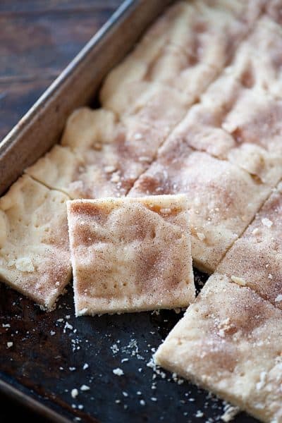 Cinnamon Sugar Shortbread Bars — Buns In My Oven