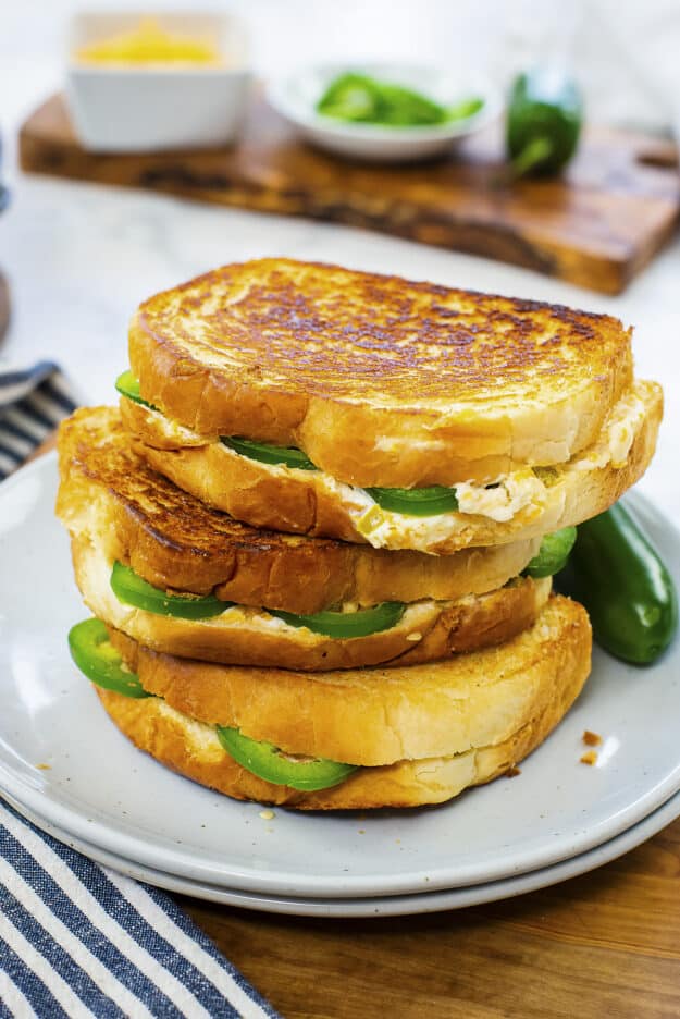 Jalapeno Popper Grilled Cheese Sandwiches | Buns In My Oven