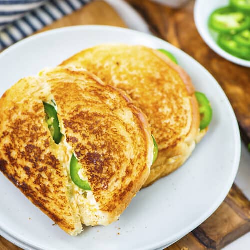 Jalapeno Popper Grilled Cheese Sandwiches | Buns In My Oven