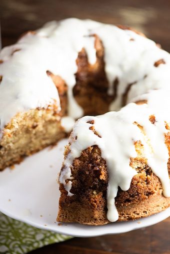 Cinnamon Roll Pound Cake — Buns In My Oven