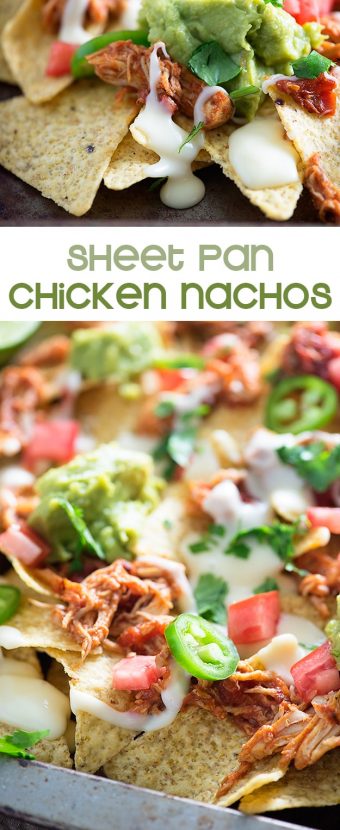 Sheet Pan Chicken Nachos — Buns In My Oven