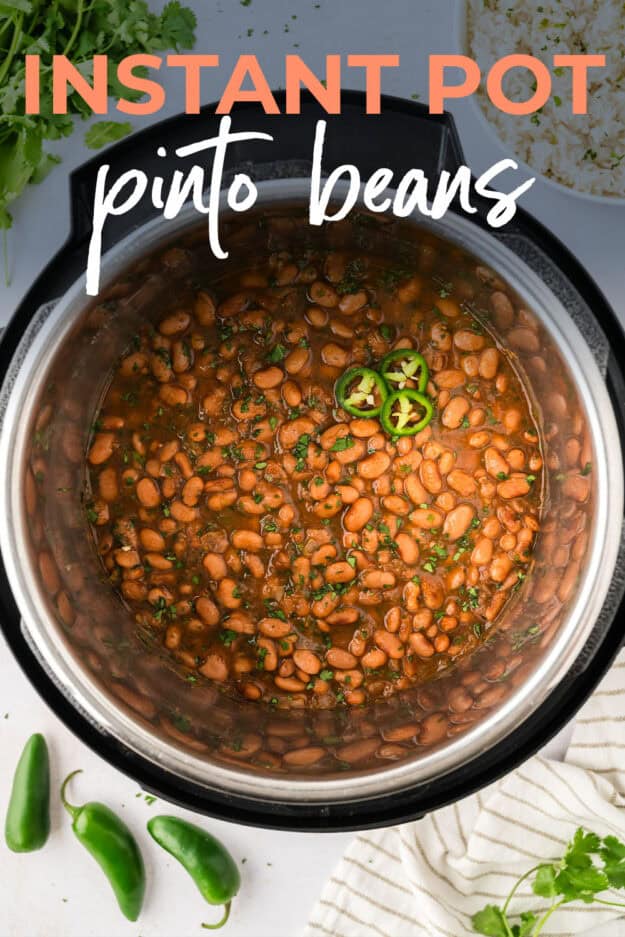 Instant pot pinto beans.