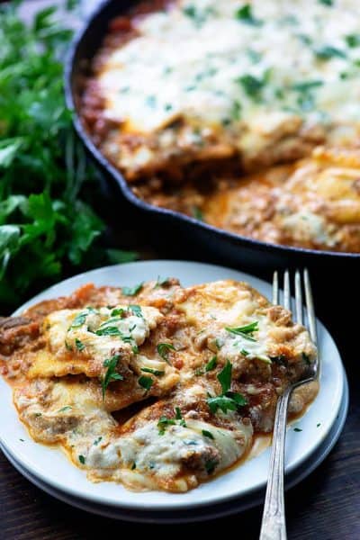 Skillet Lasagna — Buns In My Oven