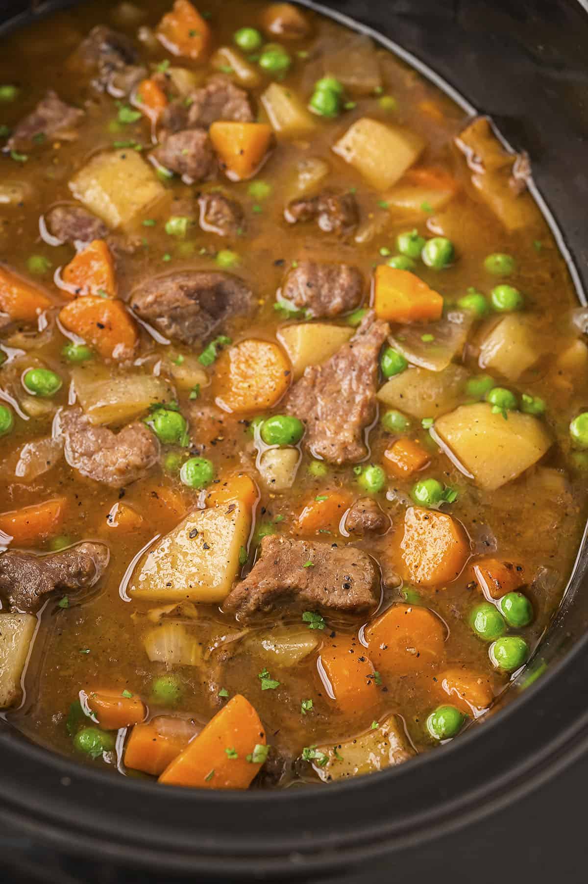 Crockpot beef stew.