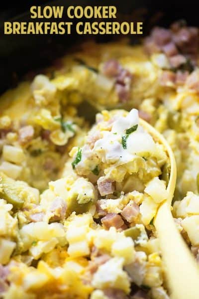 Slow Cooker Breakfast Casserole — Buns In My Oven