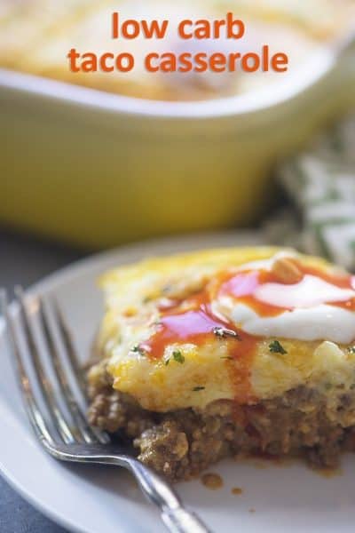 Low Carb Taco Casserole — Buns In My Oven