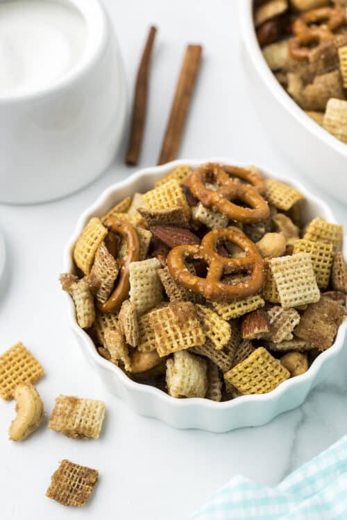 Cinnamon Sugar Chex Mix Recipe | Buns In My Oven