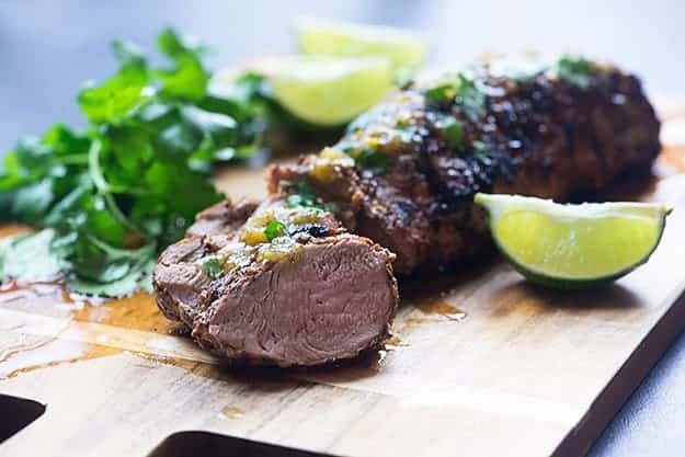 Salsa Verde Pork Tenderloin — Buns In My Oven