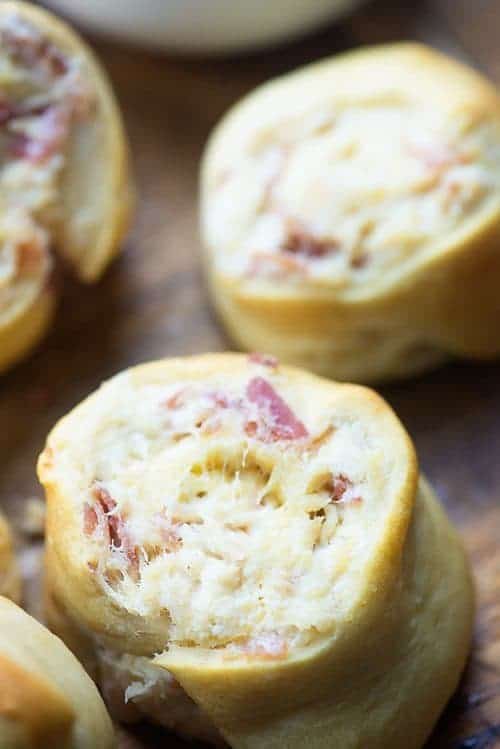 Cream Cheese Pinwheels with Bacon and Chicken