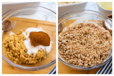 Banana Coffee Cake Recipe with Streusel Topping | Buns In My Oven