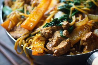 Teriyaki Pork Lo Mein Recipe - even tastier than take-out!