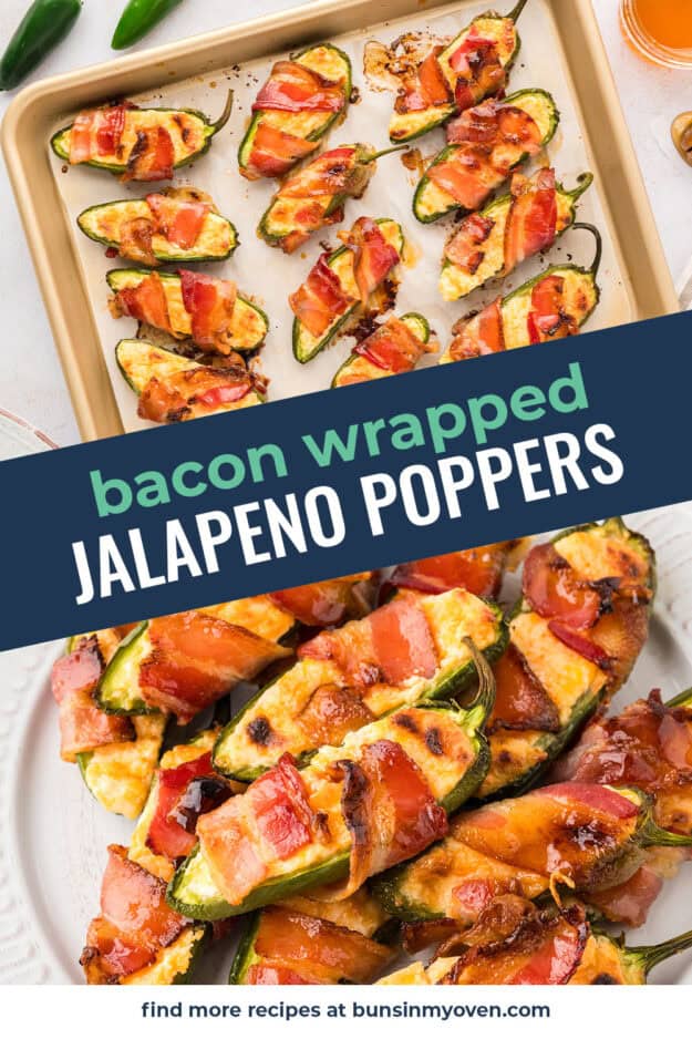 Collage of jalapeno popper images.