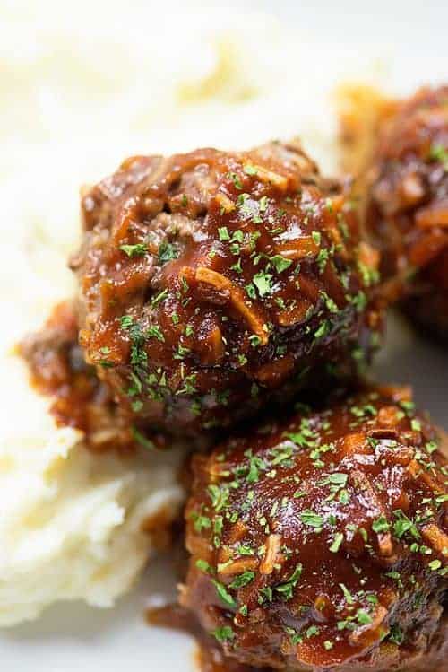 BBQ Meatballs a comfort food recipe from