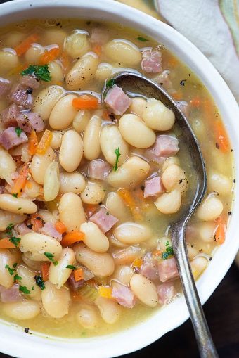 Instant Pot Ham and Bean Soup — Buns In My Oven