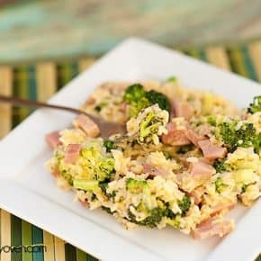 Stovetop Cheesy Broccoli Rice With Ham — Buns In My Oven