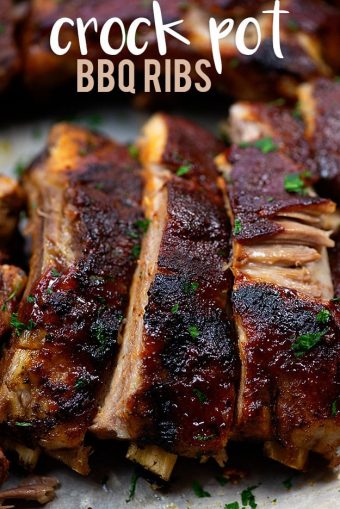 The BEST Crock Pot Ribs Recipe | Buns In My Oven