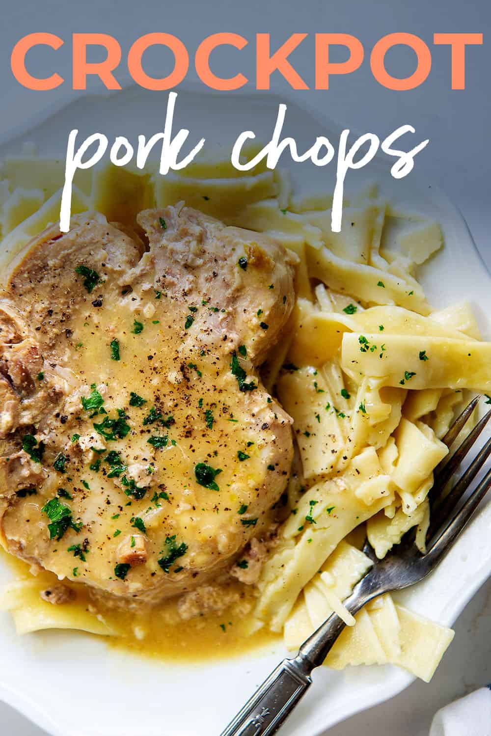 Crock Pot Smothered Pork Chops | Buns In My Oven