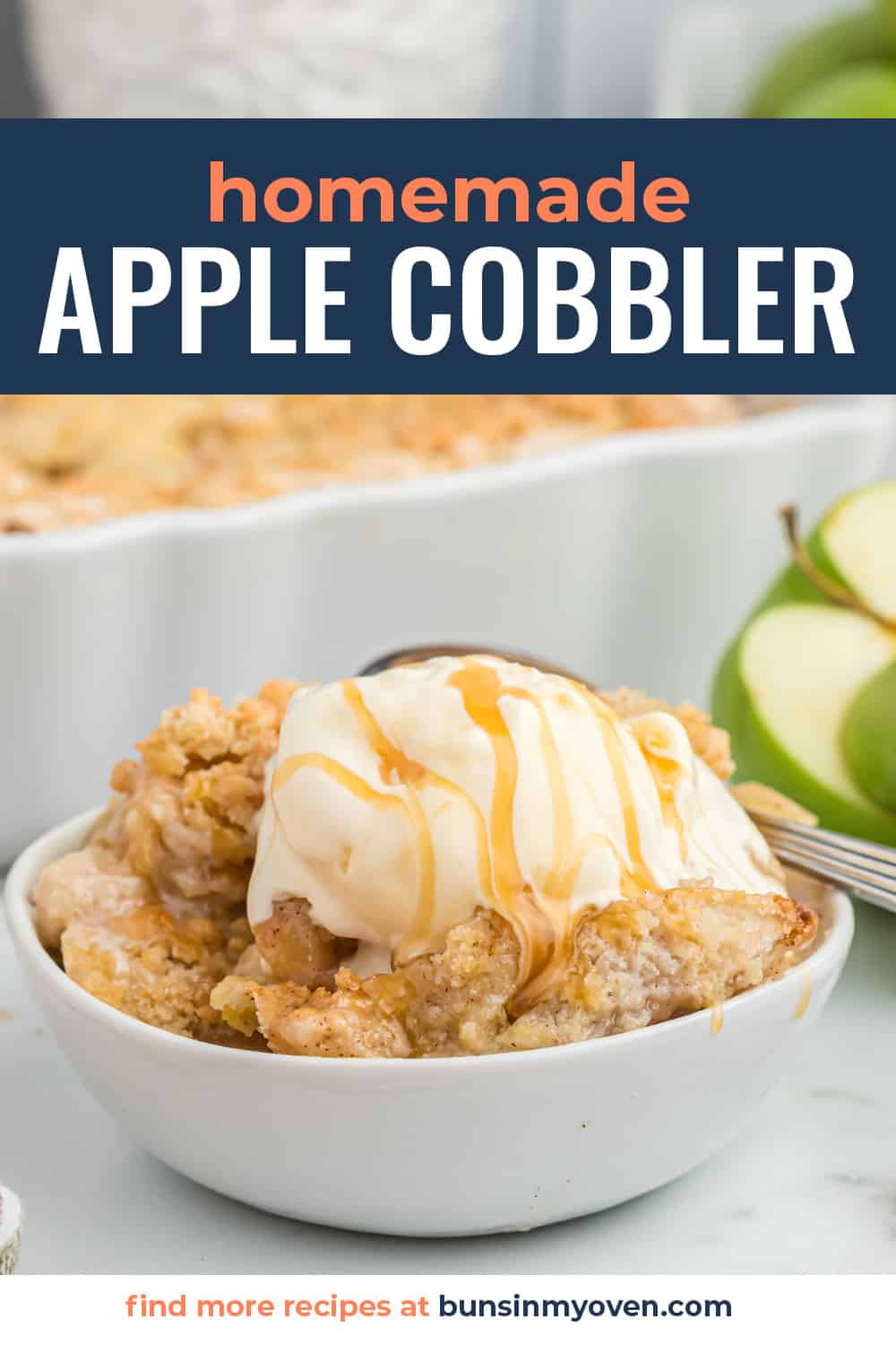 Homemade Apple Cobbler Recipe | Buns In My Oven